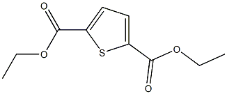2,5-噻吩二甲酸[二]乙酯, , 结构式