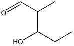 3-hydroxy-2-methyl-pentanal Structure