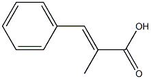 3-phenyl-2-methyl propenoic acid Struktur