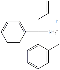 methylallylphenylbenzyl ammonium iodide Structure