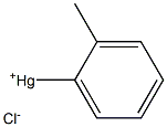 o-tolylmercuric chloride Structure