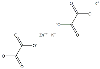 potassium zinc oxalate Structure