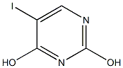 5-Iodo-2,4-pyrimidinediol 结构式