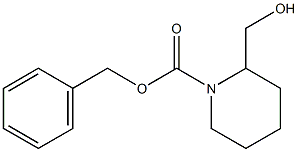 N- Cbz-2-piperidinemethanol Structure