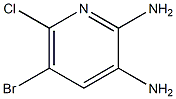 5-BROMO-6-CHLORO-2,3-DIAMINOPYRIDINE Structure