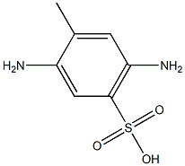2,5-DIAMINOTOLUENE-4-SULFONIC ACID Structure