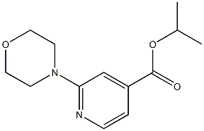 Isopropyl 2-(Morpholin-4-yl)pyridine-4-carboxylate Structure