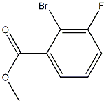 2-BROMO-3-FLUOROBENZOIC ACID METHYL ESTER Structure