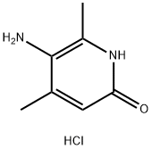 3-AMINO-6-HYDROXY-2,4-DIMETHYLPYRIDINE Dihydrochloride Struktur