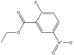 2-FLUORO-5-NITROBENZOIC ACID ETHYL ESTER Structure