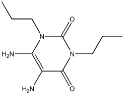 5,6-DIAMINO-1,3-DI-N-PROPYL-1H-PYRIMIDINE-2,4-DIONE Structure