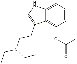 4-ACETOXY-N,N-DIETHYLTRYPTAMINE Structure