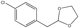 1-CHLORO-4-(1,3-DIOXOLAN-2-YLMETHYL)BENZENE 96% Structure