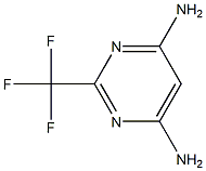 4,6-DIAMINO-2-TRIFLUOROMETHYLPYRIMIDINE, 95+% Struktur