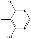 6-CHLORO-5-METHYLPYRIMIDIN-4-OL Structure
