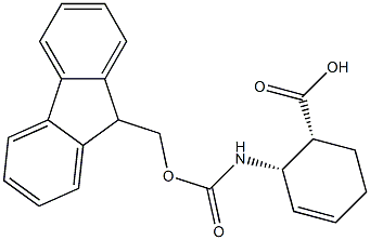 (1R:2S)-FMOC-2-AMINOCYCLOHEX-3-ENE-CARBOXYLIC ACID Structure
