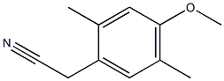 4-METHOXY-2, 5-DIMETHYLPHENYLACETONITRILE, , 结构式