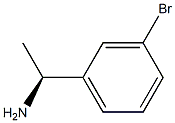 (1S)-1-(3-BROMOPHENYL)ETHANAMINE Struktur