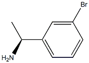 (1S)-1-(3-BROMOPHENYL)ETHANAMINE Structure