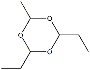 2,4-DIETHYL-6-METHYL-1,3,5-TRIOXANE 96+% Structure