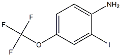 2-IODO-4-TRIFLUOROMETHOXYANILINE 97% Structure