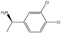 (1R)-1-(3,4-DICHLOROPHENYL)ETHANAMINE Struktur