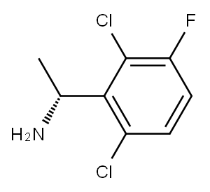 (1R)-1-(2,6-DICHLORO-3-FLUOROPHENYL)ETHANAMINE Struktur