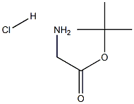 Glycine T-Bbutyl Ester Hydrochloride Structure