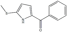 2-(METHYLTHIO)-5-BENZOYLPYRROLE Structure