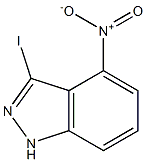3-IODO-4-NITROINDAZOLE 化学構造式