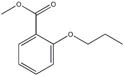 METHYL 2-PROPOXYBENZOATE Structure