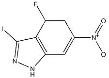 3-IODO-4-FLUORO-6-NITROINDAZOLE
