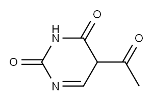 5-Acetyl-dihydro-pyrimidine-2,4-dione Structure