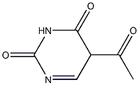 5-Acetyl-dihydro-pyrimidine-2,4-dione Structure