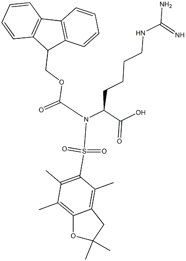 N-alpha-(9-Fluorenylmethyloxycarbonyl)-N-2,2,4,6,7-pentamethyldihydrobenzofuran-5-sulfonyl-L-homoarginine