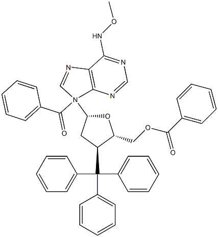 N4-Benzoyl-5'-O-benzoyl-3'-N-monomethoxytrityl-2',3'-dideoxyadenosine