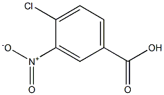 P-CHLORO-3-NITROBENZOIC ACID Structure