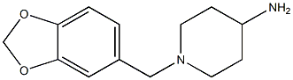 1-(1,3-BENZODIOXOL-5-YLMETHYL)PIPERIDIN-4-AMINE Struktur