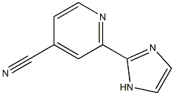2-(1H-IMIDAZOL-2-YL)-ISONICOTINONITRILE Struktur