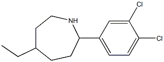 2-(3,4-DICHLOROPHENYL)-5-ETHYLAZEPANE Structure