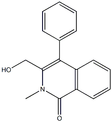 3-(HYDROXYMETHYL)-2-METHYL-4-PHENYLISOQUINOLIN-1(2H)-ONE Structure