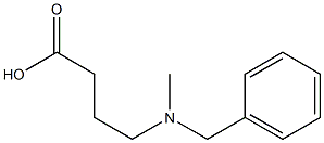 4-(苄基-甲基-氨基)丁酸, , 结构式
