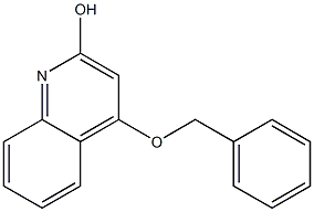 4-BENZYLOXY-QUINOLIN-2-OL Structure