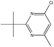 4-CHLORO-2-TERTBUTYL-6-METHYLPYRIMIDINE Structure