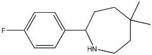 5,5-DIMETHYL-2-(4-FLUOROPHENYL)AZEPANE Struktur