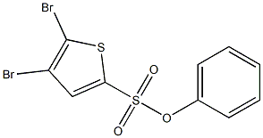 phenyl 4,5-dibromothiophene-2-sulfonate Struktur
