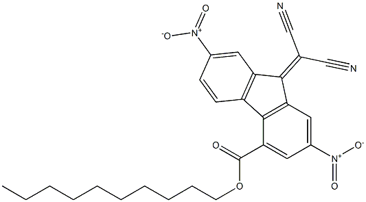decyl 9-(dicyanomethylidene)-2,7-dinitro-9H-fluorene-4-carboxylate|