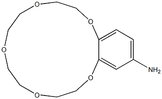 2,3,5,6,8,9,11,12-octahydro-1,4,7,10,13-benzopentaoxacyclopentadecin-15-amine Structure