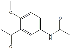 N1-(3-acetyl-4-methoxyphenyl)acetamide Struktur