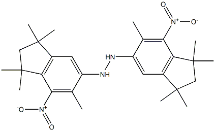 1,2-di(1,1,3,3,6-pentamethyl-7-nitro-2,3-dihydro-1H-inden-5-yl)hydrazine